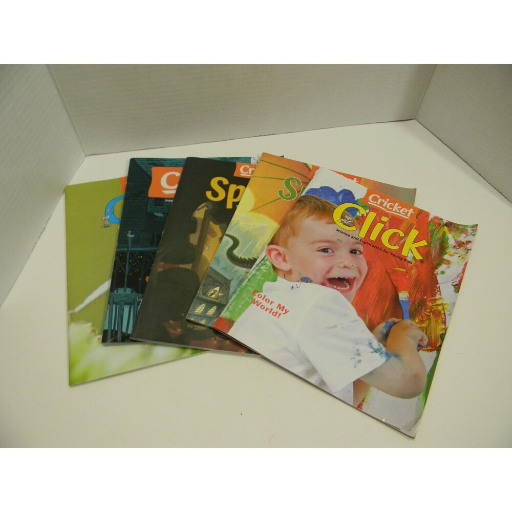 Cricket Magazine for Kids Set of 5 Science New Readers Learning Homeschool